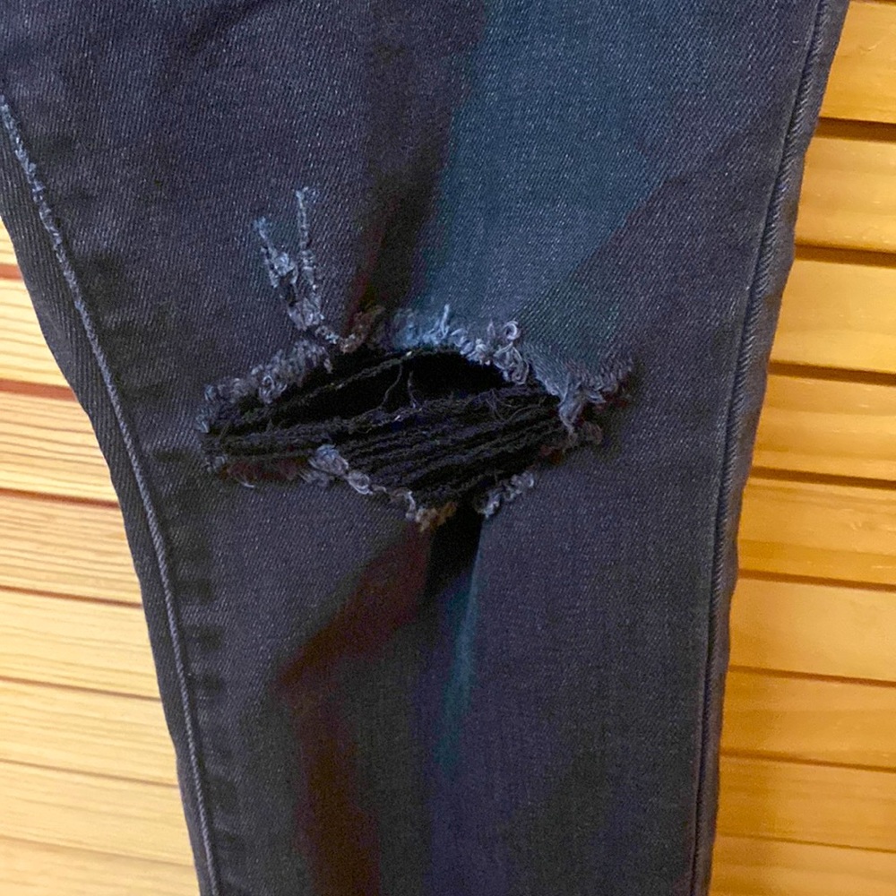 Black Ripped Jeans - Picture 2 of 5